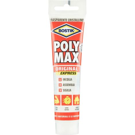Bostik Sigillante Max Cristal Colla Montaggio 115g Trasparente (1/5)