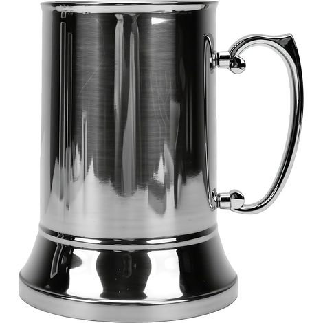 Stainless Steel Beer Glass, 550ML Double-Layer Mug for (1/5)