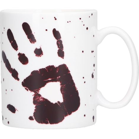 Mug à motif palmier, thermosensible et à changement de couleur, idéal pour la maison, le bureau ou un mariage. (1/5)