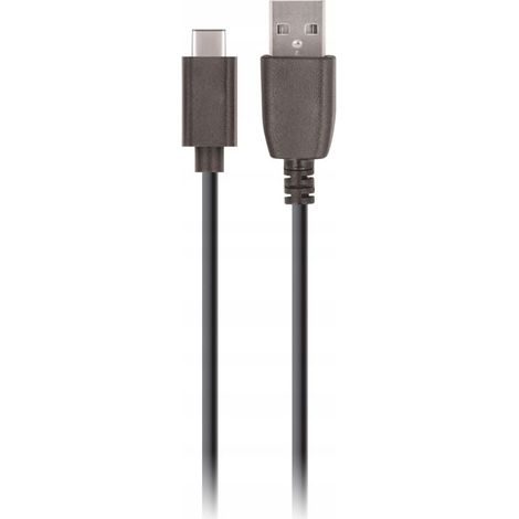 Cable USB-C MAXLIFE de 1,0 m y 2 A, color negro. (1/3)