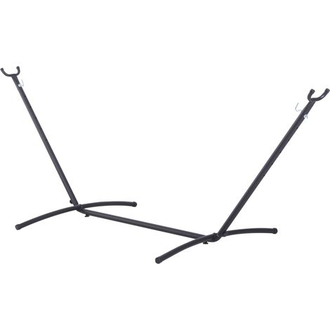 Supporto Struttura Portante per Amaca Regolabile Max 150Kg Nero 280x120x110 cm (1/5)