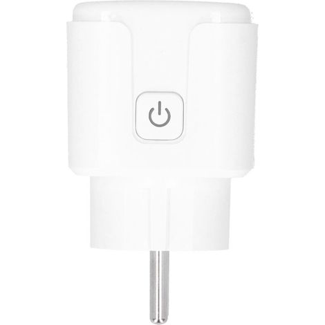 Prise Intelligente 16A WIFI avec Contrôle à Distance et Fonction Minuterie, Compatible 100-240V EU