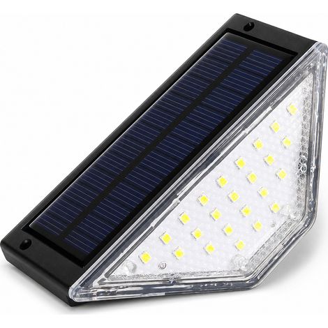 Lampe Solaire Escalier Triangulaire pour Jardin Terrasse (1/5)