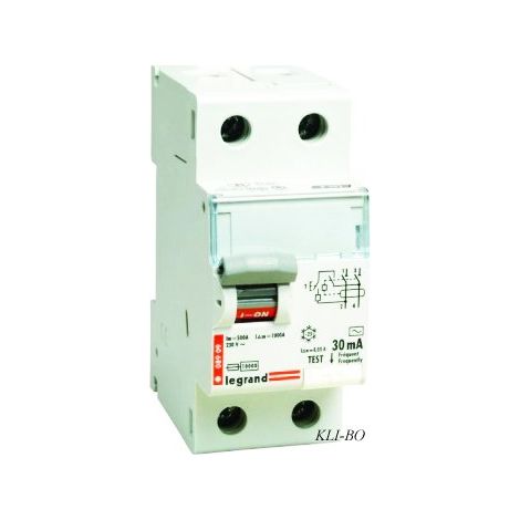 P 302'FI DISJONCTEUR 2 PÔLES 08 909 LEGRAND 411509
