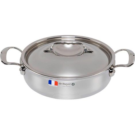 de-buyer Affinity Sautoir 24 cm Argent 3 litres (1/3)