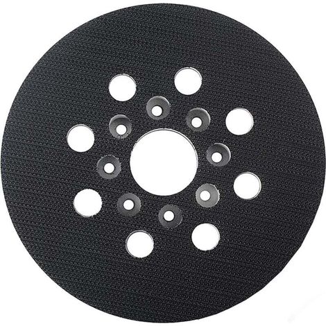 125 mm Plateau de ponçage Compatible avec Bosch GEX 1251 AE, PEX 220 A, PEX 220 AE, Skil 7402/7490