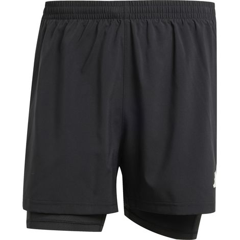 adidas OWN THE RUN 2IN1 Laufshorts für Herren, schwarz, JM5400, Größe XS (1/5)