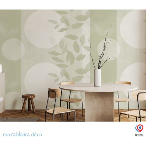 Papier peint : Fleurs et feuilles fines - Intissé - L.400 x H.280 cm - Rouge saumon (1/3)