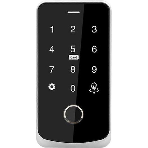 Clavier de contrôle d'accès Tuya APP avec télécommande Bluetooth argentée (1/5)