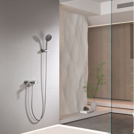 Imex -  Grifo Monomando Ducha y Bañera  Cromado Serie  Roma