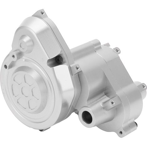 Carter de boîte de vitesses en alliage d'aluminium haute résistance pour voiture RC Axial RBX10 1/10, couleur argent. (1/5)