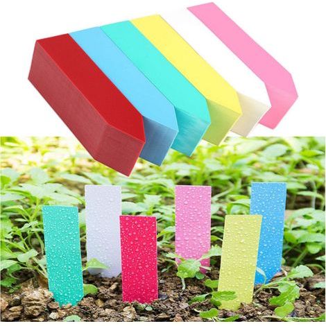 600 Pièces Étiquettes de Plantes, Etiquette Jardin Imperméable Plastique, Étiquettes en Plastique de la Plante,6 Couleurs Plantes Marqueurs Étiquettes, Pour Pépinière, Semences et Herbe (1/5)