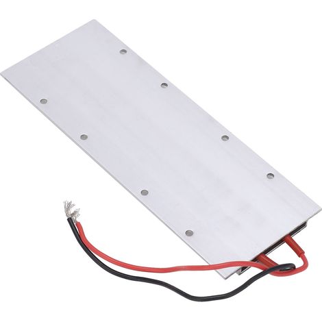 Élément chauffant PTC avec thermostat, boîtier en aluminium isolé et plaque chauffante en céramique, 220 V CA, 230 °C (1/5)