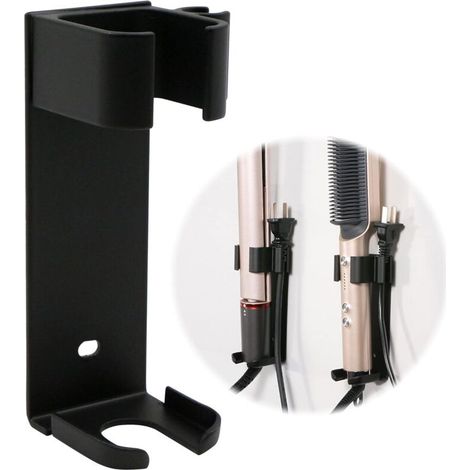 Organizador de cables de pared - Almacenamiento de aluminio con gestión de cables y adhesivo