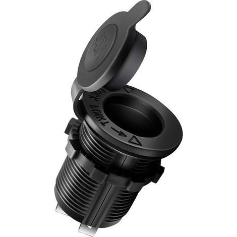 Allume Cigare Voiture Prise étanche Prise 12V Prise de Courant avec câble de 60 cm pour Voiture Marine Moto (1/4)