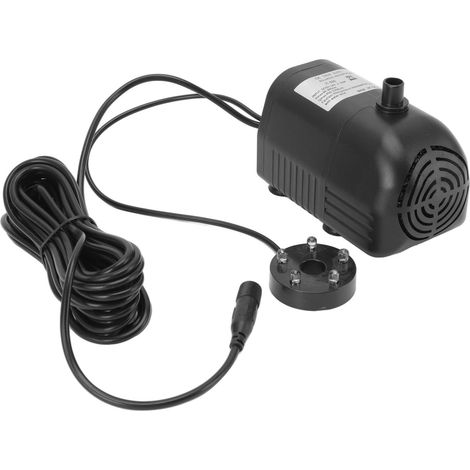 Pompe à eau solaire submersible ABS pour fontaine décorative avec éclairage LED, jardin, 6V-24V DC