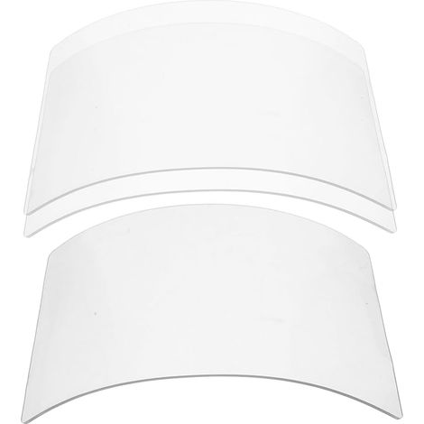 3 Pièces Lentilles Sablage en Verre Organique Vitre Masque De Sablage Anti-Poussière Visière De Protection pour Meulage Découpe Et Travaux Extérieurs (1/5)