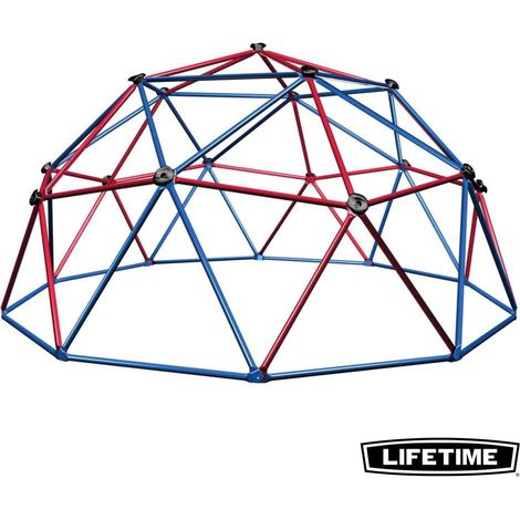Lifetime – Dome d'escalade pour enfants 3-10 ans – Acier galvanisé – Résistant aux intempéries – Charge max 270kg – 305 x 305 x 152 cm – 101301 (1/5)