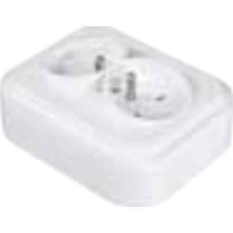 enchufe eléctrico timex gnt-6n doble montaje en superficie