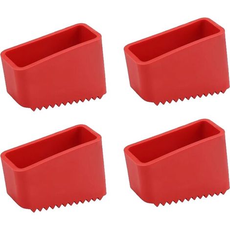 pezzi di copripiedini in gomma per scale, punte per scale a pioli 50x20mm, piedini per scale a pioli, piedini di ricambio universali in gomma per scale pieghevoli per lavori domestici (1/5)
