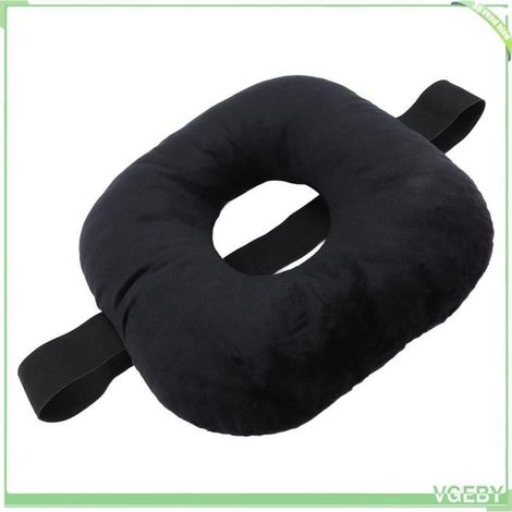 Oreiller avec trou d'oreille pour dormeurs latéraux, oreiller avec sangle et trou d'oreille pour garder la ventilation, réduire la (1/4)