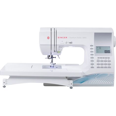 Singer  Quantum Stylist™ 9960  Nähmaschine  Stichanzahl 600  Anzahl Knopflöcher 13  Weiß (1/5)