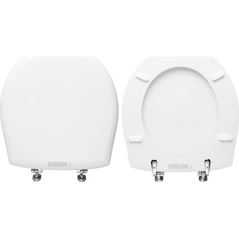 Copriwater Magica Falerii legno rivestito in resina poliestere bianco Come Originale