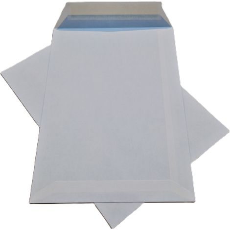 Lot de 500 Pochettes C5 162 x 229 mm sans fenêtre Blanches 90 gr