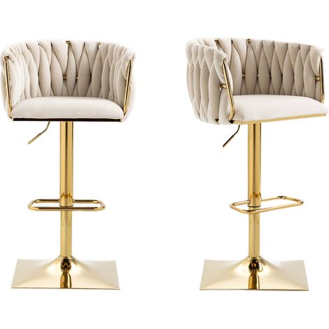CAIziancienne référence: W1880109497, tabouret de bar vintage avec dossier et repose-pieds, chaise de salle à manger hauteur comptoir pour îlot de cuisine, salle à manger, bar, comptoir, espace buffet