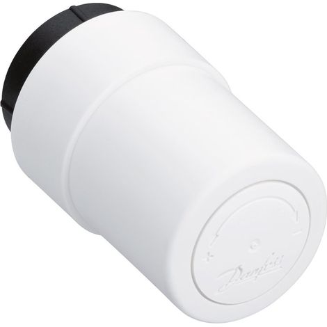 Danfoss – Tête thermostatique manuelle blanche RA-2000 – Encliquetage pour corps de vanne – Précision de réglage – Pour installations de chauffage (1/6)