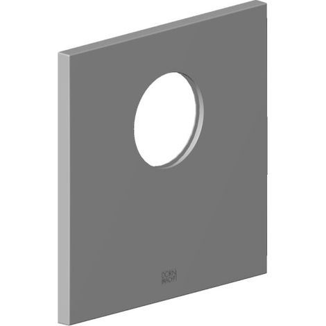 Rosace DO xSTREAM pour pommeau de douche ET 091102130 154 x 154 x 9,5 mm Chrome