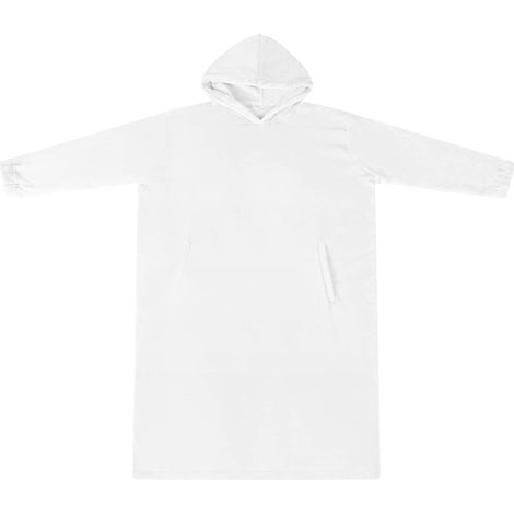 vidaXL Sudadera manta Blanco M Franela (1/2)