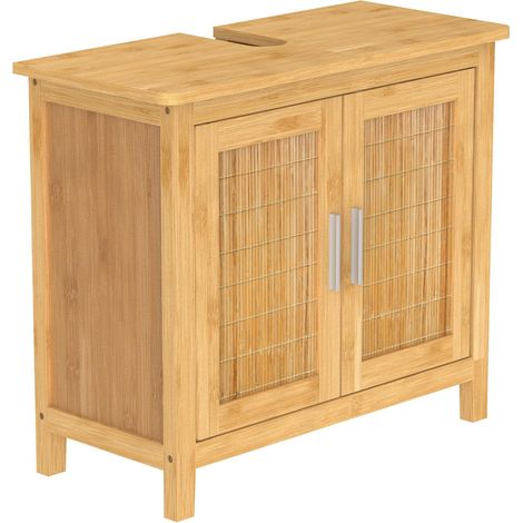 Bambus Waschbeckenunterschrank (1/5)
