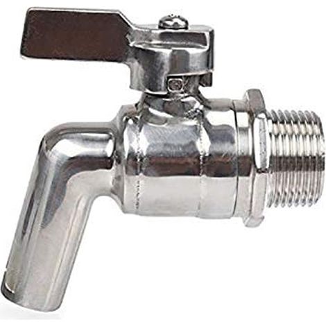 Keg Robinet Robinet,Robinet De Bière En Acier Inoxydable 16mm Pour HomeBrew Barrel Fermenteur Vin Bière Boisson Distributeur De Jus Spigot Barre (1/5)