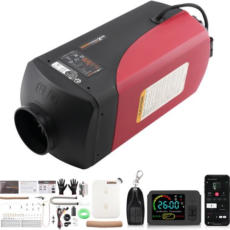 12V/24V 8000W Diesel Air Heater LCD App Remote Start For Car Truck Bus SUV