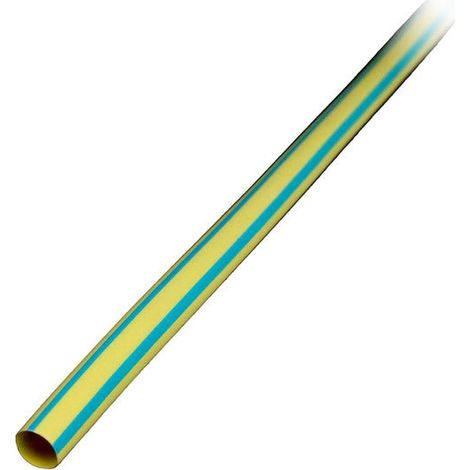 Gaine thermo rétractable Ø3,2mm - 1m - Vert et Jaune - Zenitech