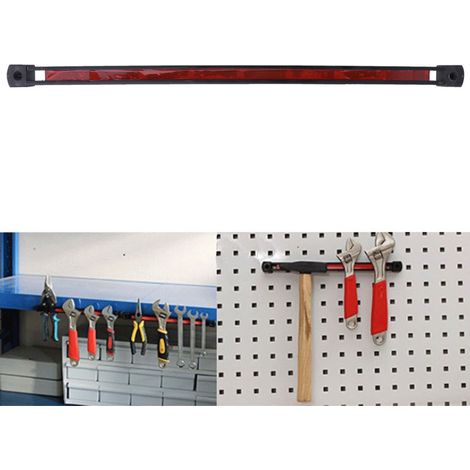 Doppelseitiger magnetischer Werkzeughalter, Aufbewahrungsschiene, Organizer für Metallschneider (18 Zoll) (1/5)