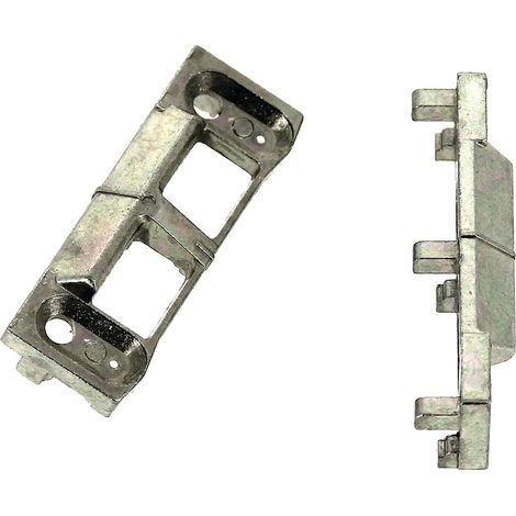 Ferco Gâche Tringle Doppia PVC 5,5 cm x 2,1 cm
