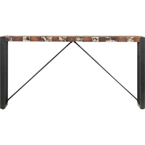 Maison Exclusive - Table console 150x35x76 cm Bois de récupération massif (1/5)
