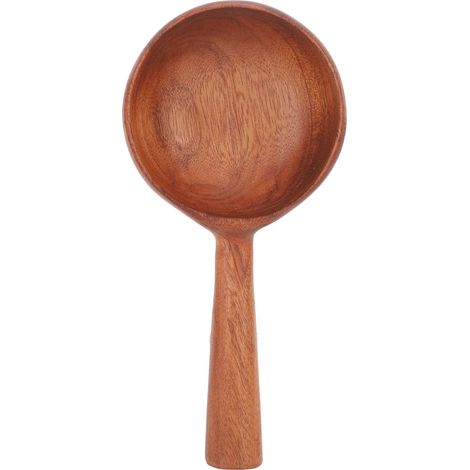 Cuillère de cuisine en bois, louche, polissage exquis, usage multifonctionnel, cuillère de service en bois pour la cuisine (1/5)