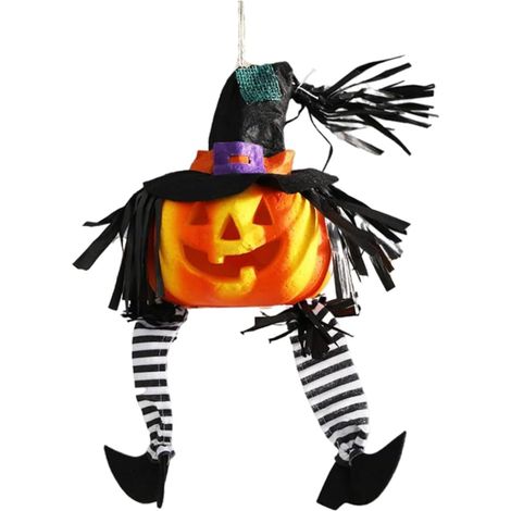 Décoration lumineuse de citrouille d'Halloween pour fête d'Halloween M (sans pile) (1/5)