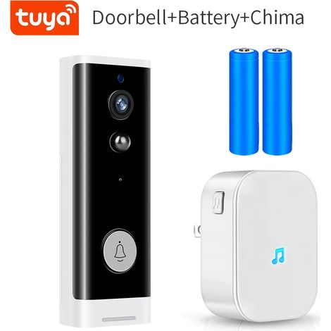 WIFI Doorbell Smart Home Wireless With WiFi Video Doorbell Intercom Security Outdoor Door Camera 1080P Home Wireless Chime (1/5)