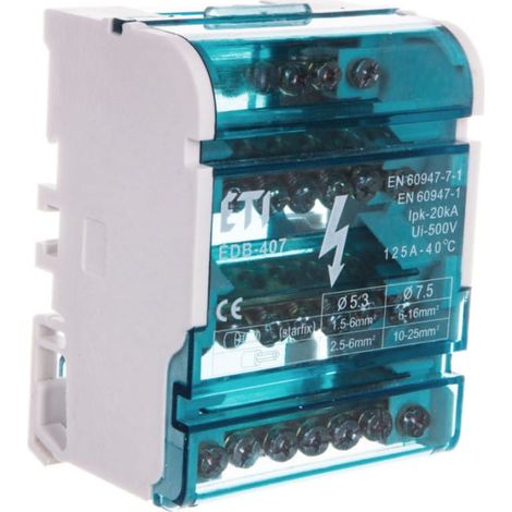 Verteilerblock 125A 4P 7-polig EDB-407 001102303