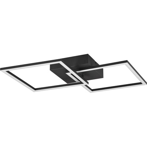 REALITY Plafonnier LED Trail R64492132 noir, 20 W, 2250 lm, 3000 K (1/6)