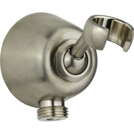 Presa acqua con supporto doccia in ottone finitura nichel spazzolato Sphera Nichel spazzolato
