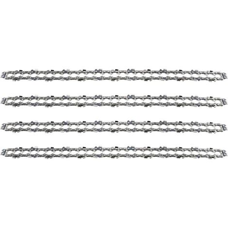 [NIEMALS VERWENDET] 4 Stück Kettensägenketten für 16 Zoll (40 cm) Kettenführung, 1,3 mm, 59 Treibglieder, kompatibel mit Stihl, Dolmar, Husqvarna, Einhell, Bosch, Makita und anderen