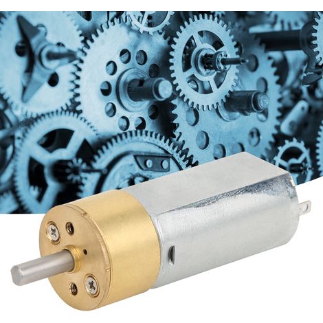 Moteur à engrenages planétaires DC12V à torsion élevée, réducteur tout laiton 30 tr/min 60 tr/min 100 tr/min 200 tr/min (200 tr/min) (1/5)