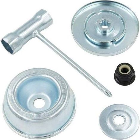 pair Kit Adaptateur Lame Compatible Stihl FS90 FS90R FS94 FS100RX FS110 FS120 FS130 FS200 FS240 FS250 FS55 FS56 FS70R FS80 FS85 (1/4)