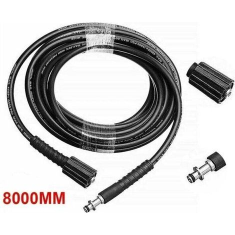 OEM – Tuyau de nettoyage haute pression 8M – Compatible Karcher K2 K3 K4 K5 K7 – Raccords M22 professionnel et rapide – Flexibilité accrue (1/5)