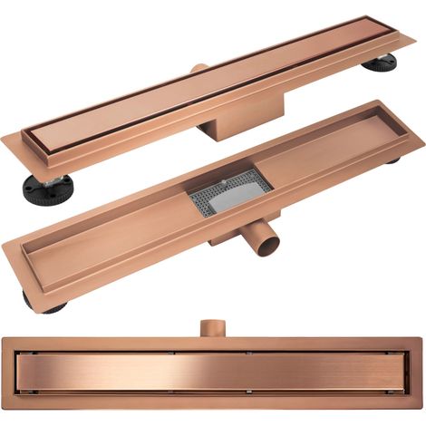 LINEAR DRAINAGE REA NEOX 70 BRUSH COPPER